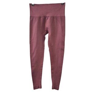 SET Active Womens Sculpt Flex High Rise Leggings, Mauve, Athletic, Size Small